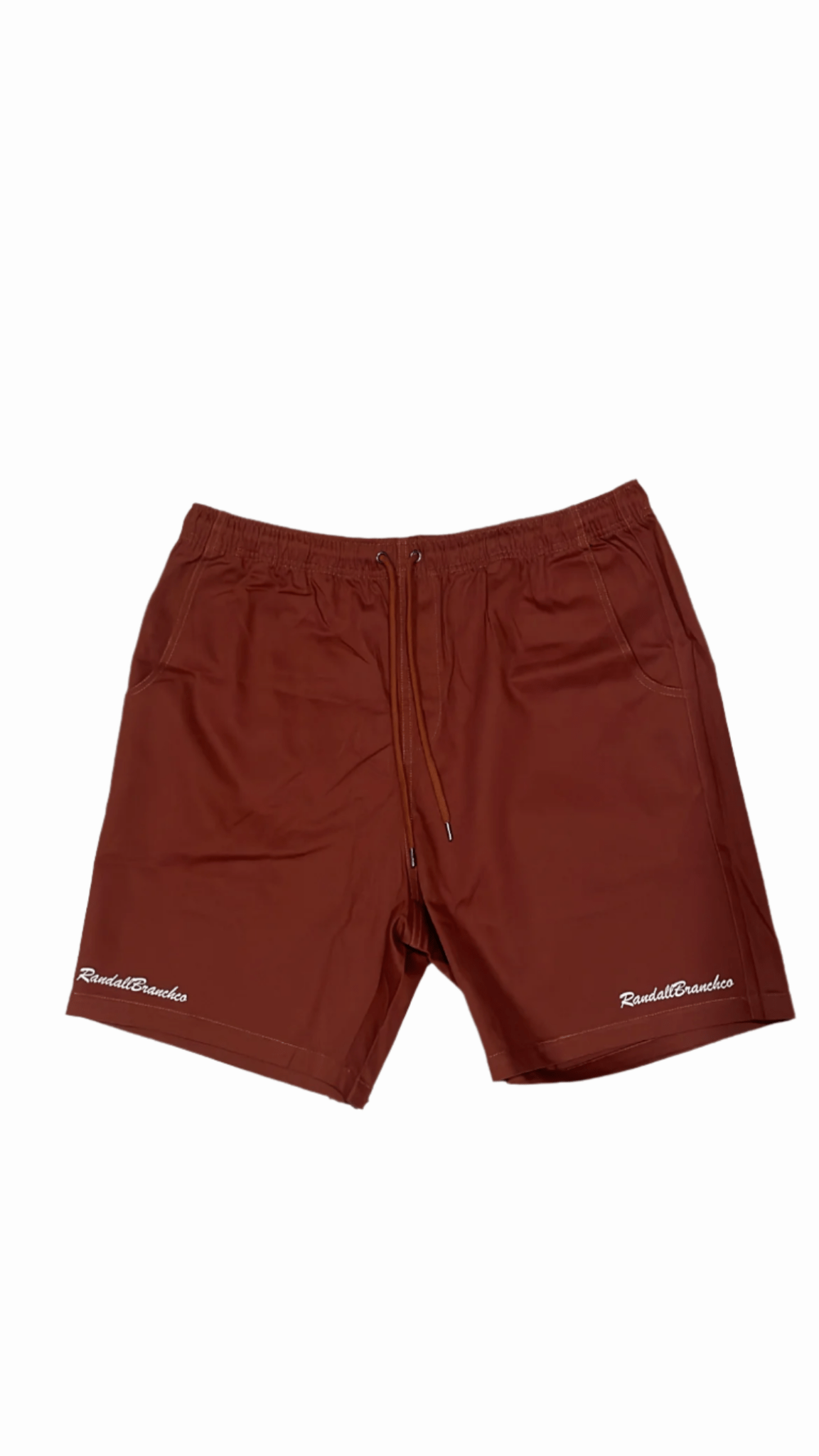 RandallBranchco burgundy "mood" shorts - RandallBranchcollection