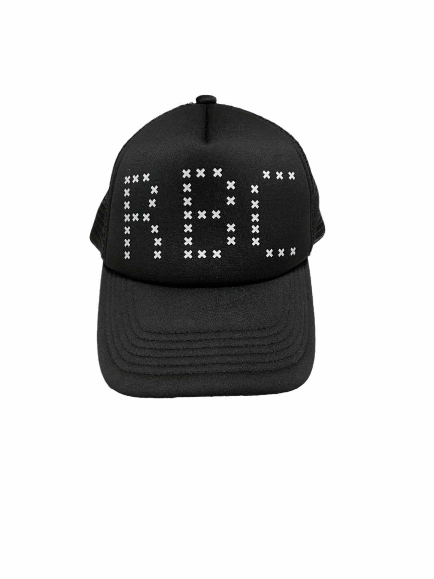 RBC black logo trucker hat - RandallBranchcollection