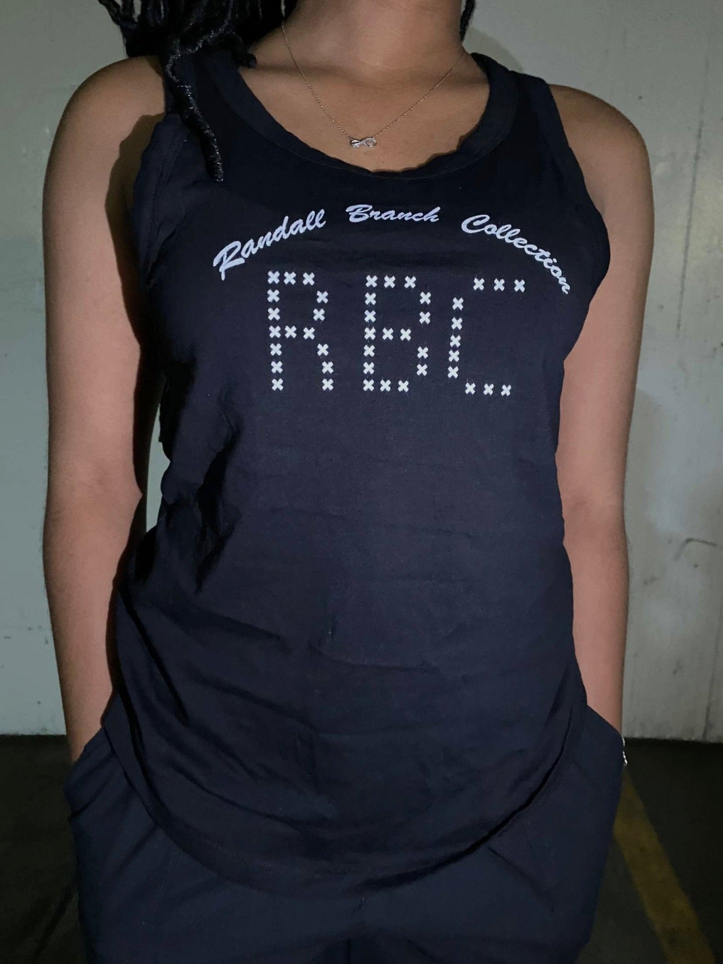 RBC black logo women's tank - RandallBranchcollection