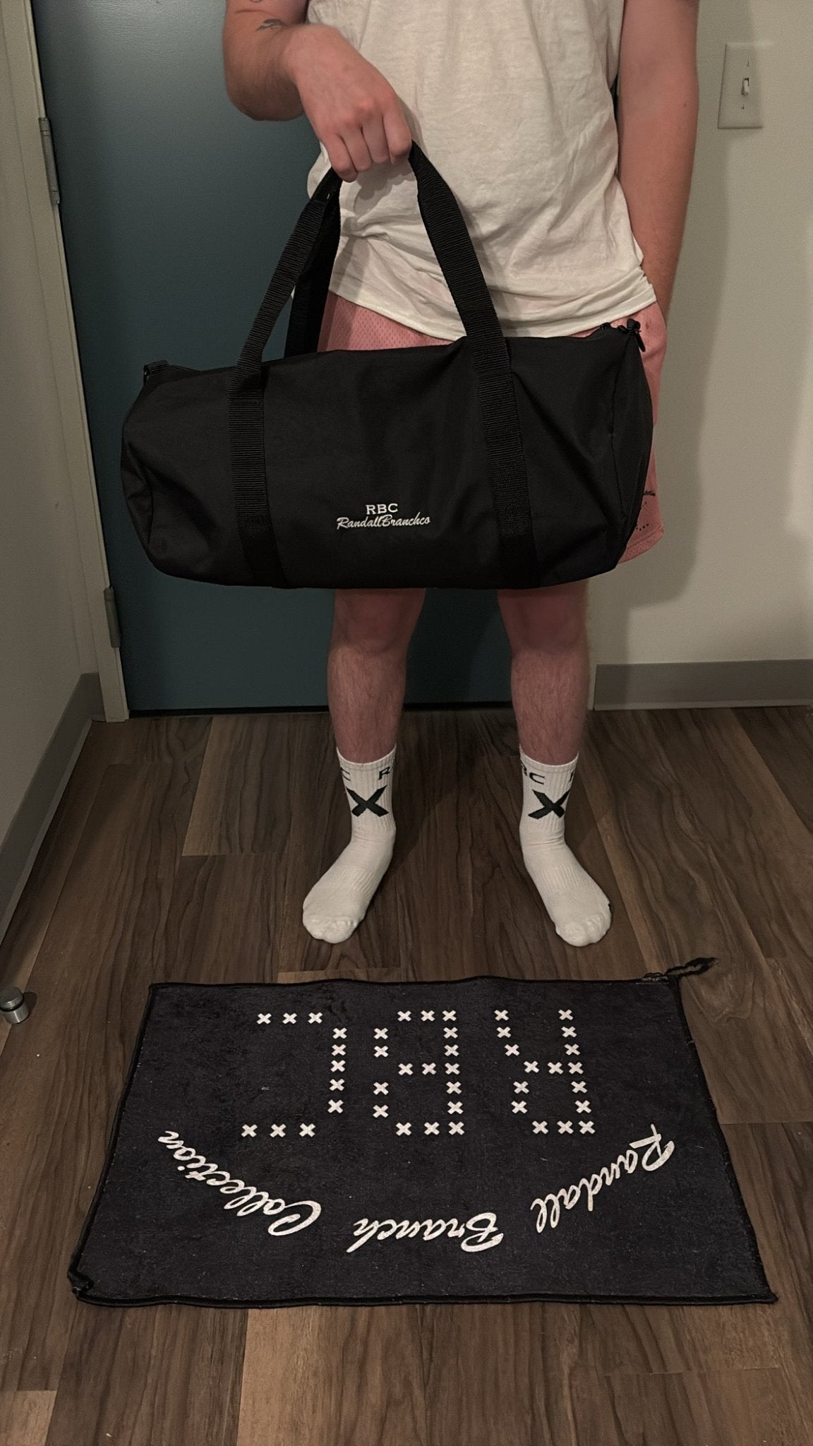 RBC RandallBranchco black gym bag - RandallBranchcollection