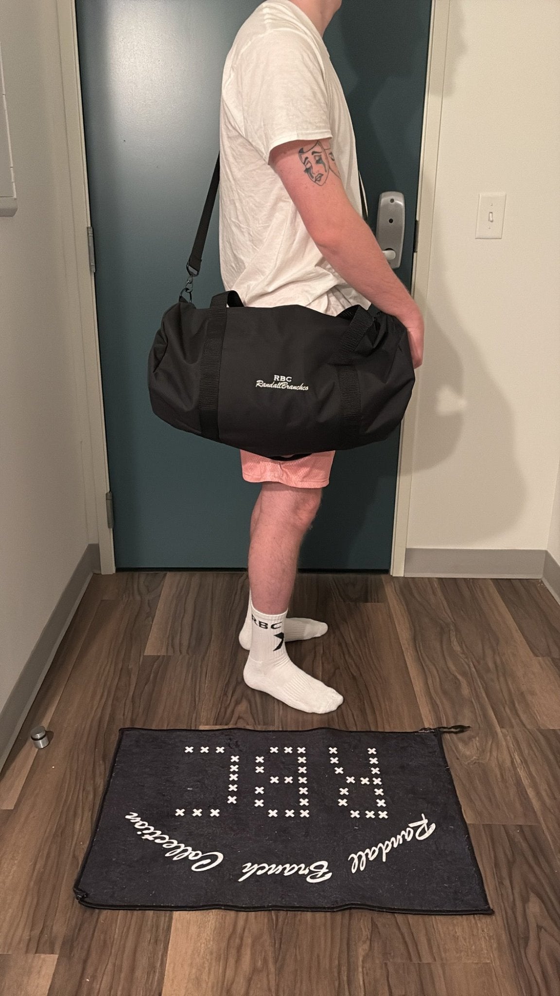 RBC RandallBranchco black gym bag - RandallBranchcollection