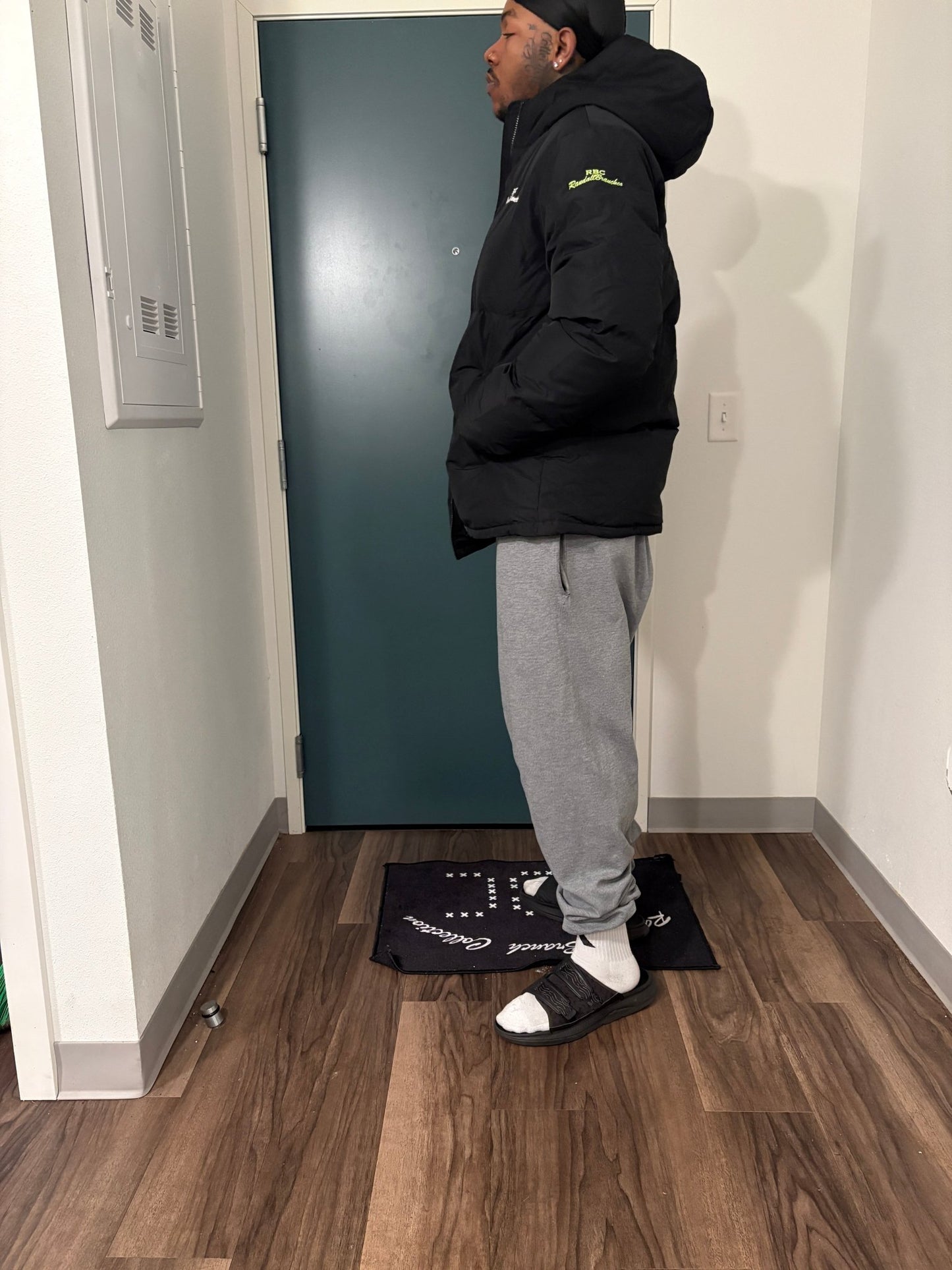 RBC RandallBranchco Black Hooded Puffer - RandallBranchco