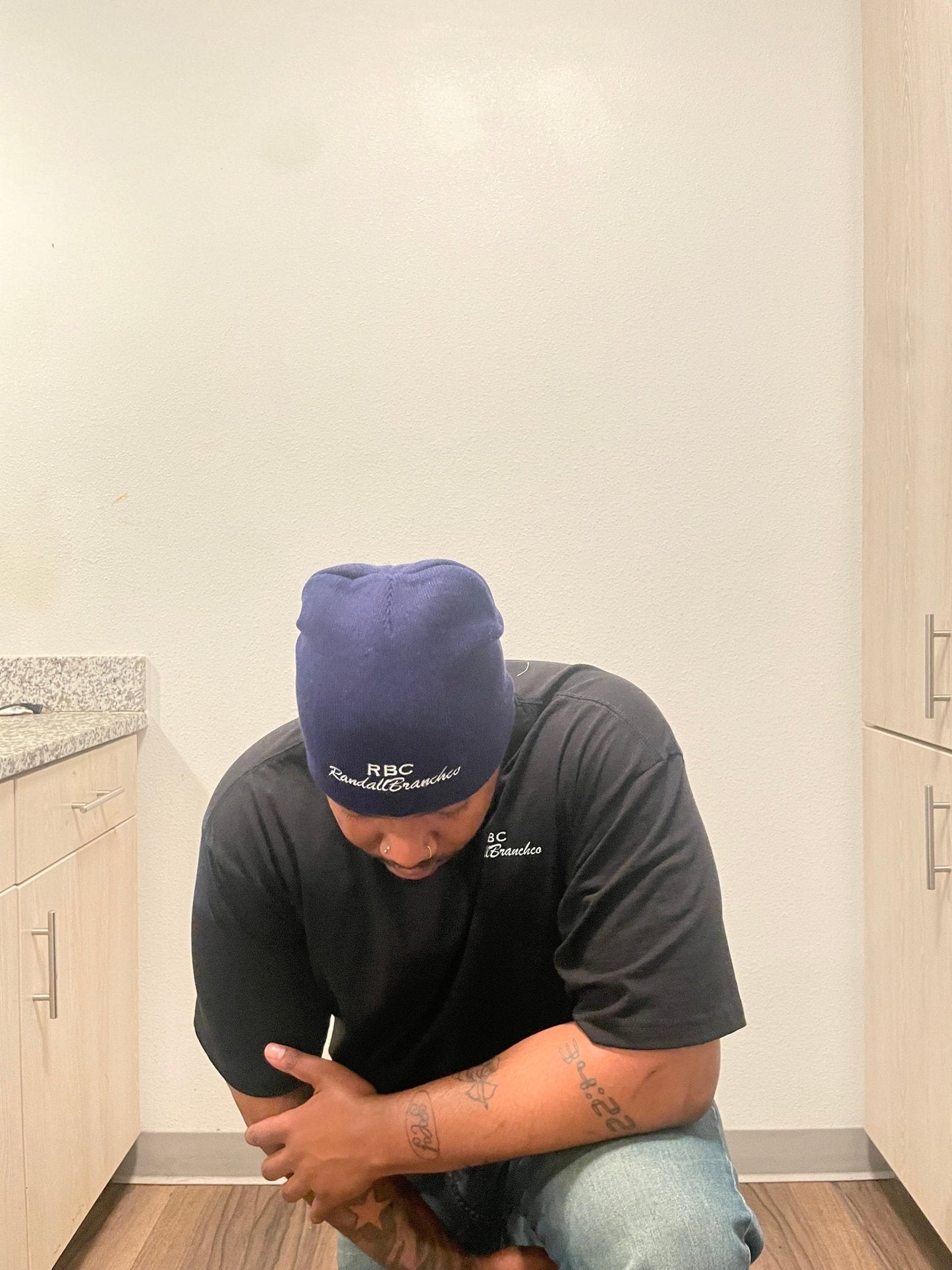 RBC RandallBranchco dark navy skull cap - RandallBranchcollection
