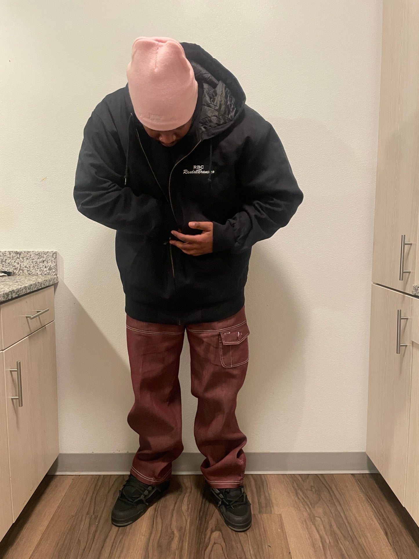 RBC RandallBranchco pink skull cap - RandallBranchcollection