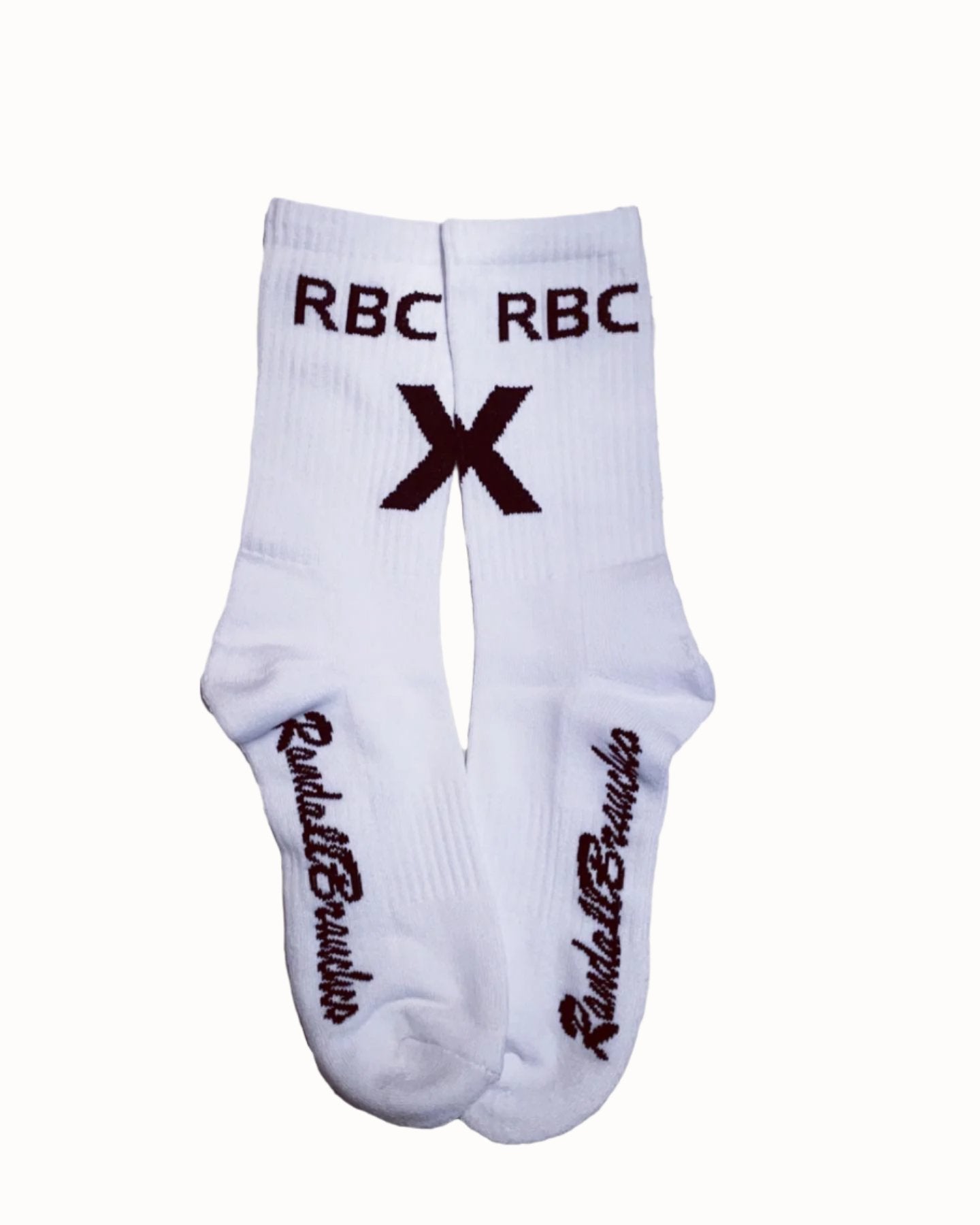 RBC white logo socks (3 pairs) - RandallBranchcollection