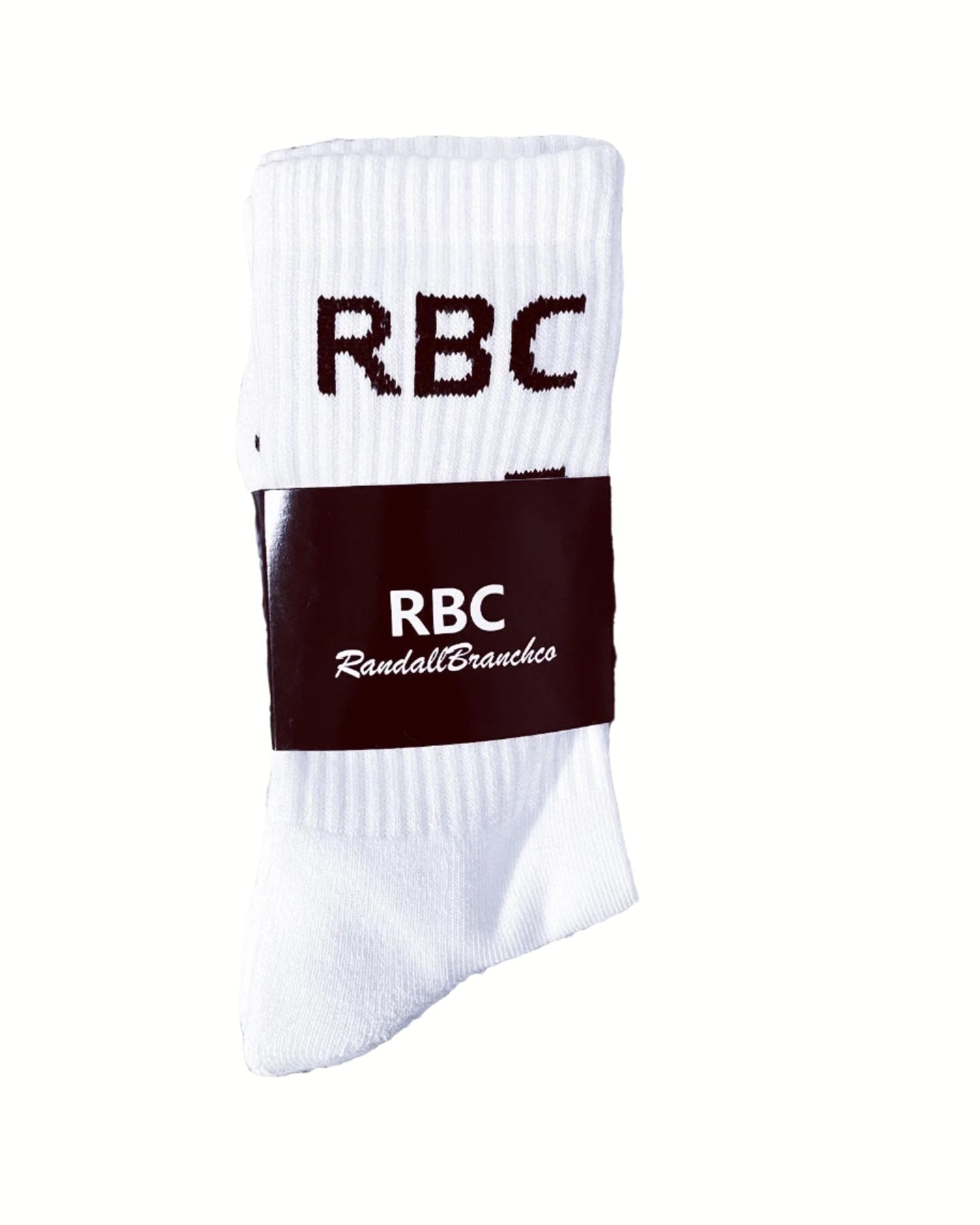 RBC white logo socks (3 pairs) - RandallBranchcollection