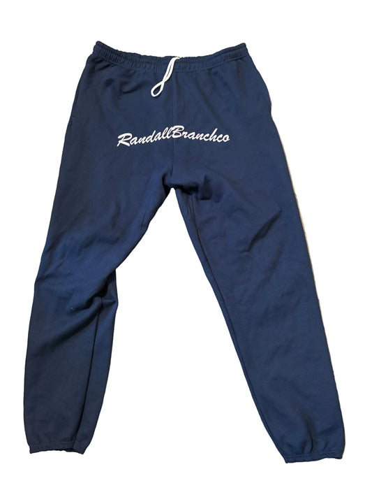RandallBranchco Navy Blue and Pink Sweatpants - RandallBranchco