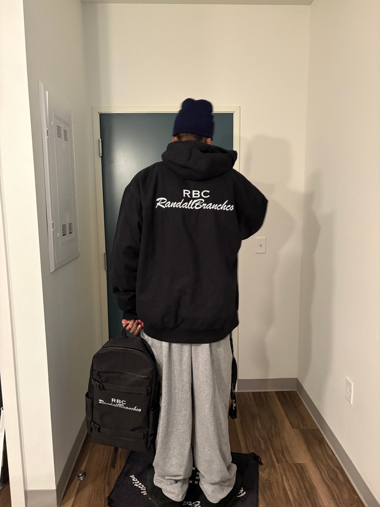RBC RandallBranchco Black Hooded Work Jacket - RandallBranchco