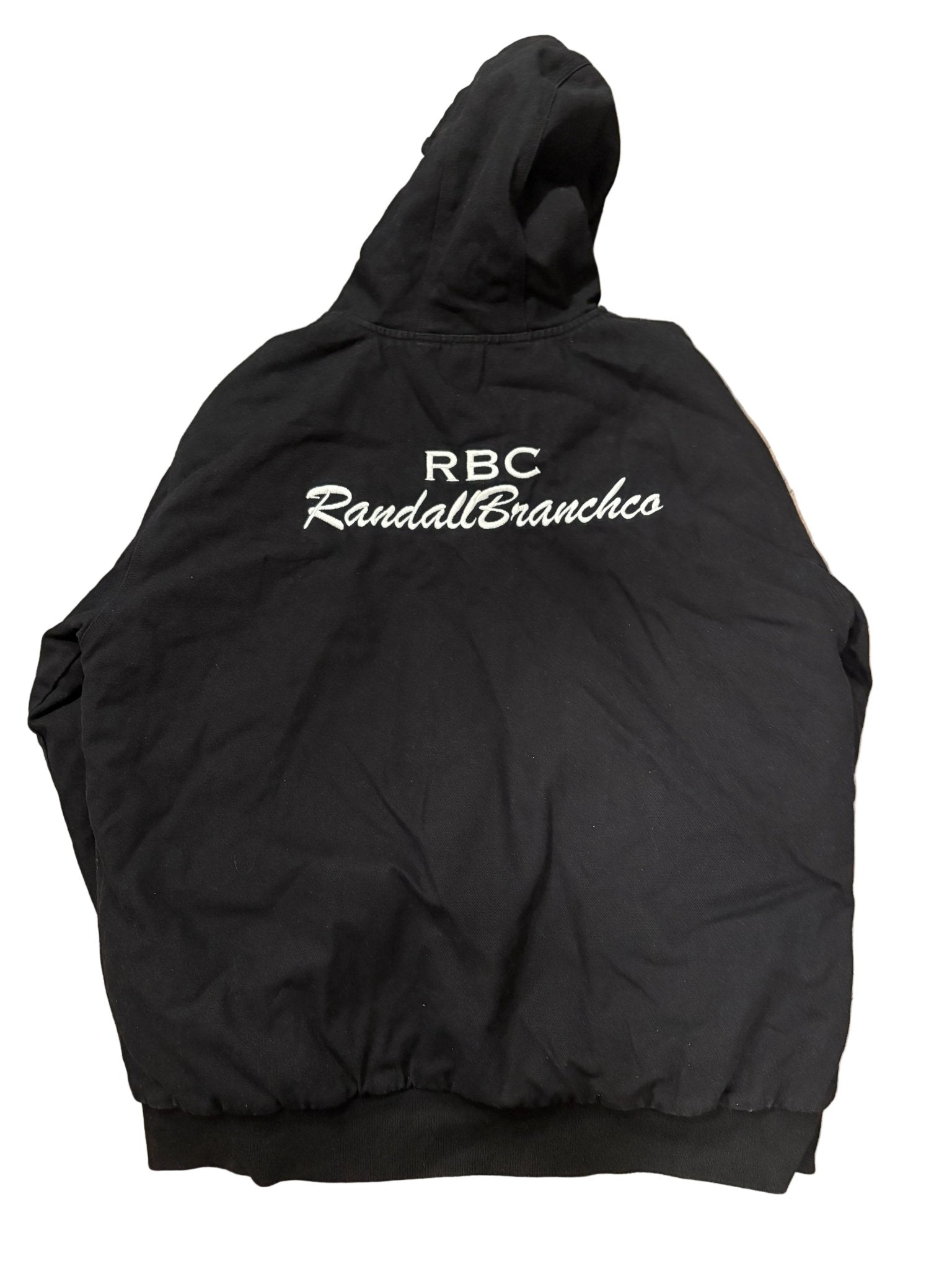 RBC RandallBranchco Black Hooded Work Jacket - RandallBranchco