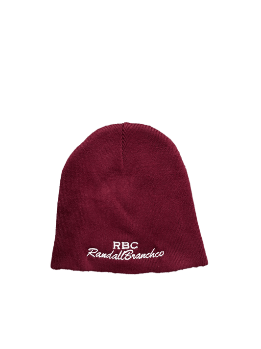 RBC RandallBranchco burgundy skull cap - RandallBranchcollection