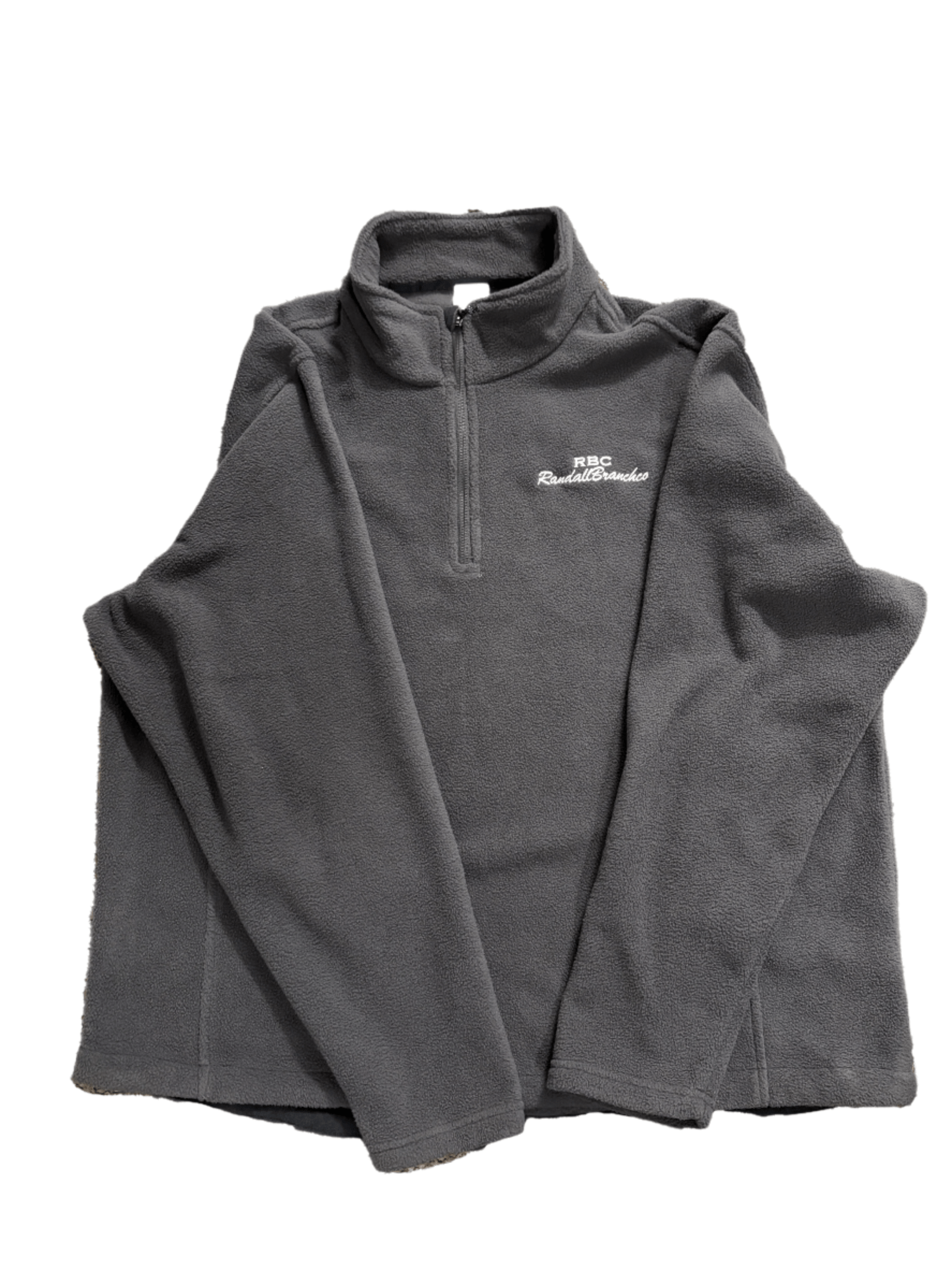 RBC RandallBranchco Grey Fleece Quarter Zip - RandallBranchcollection